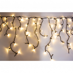 De Kerstwinkel Ice Light ijspegel opgehangen zwart 76L