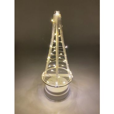 Santa's Tree 40 LEDS 26 cm wit