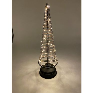 Santa's Tree 60 LEDS 32.5 cm zwart