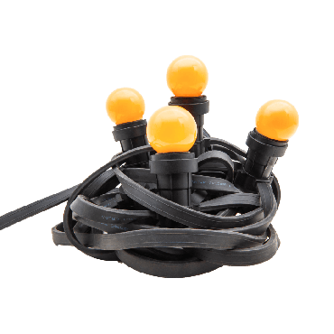 Prikkabel 10m 10L Oranje set