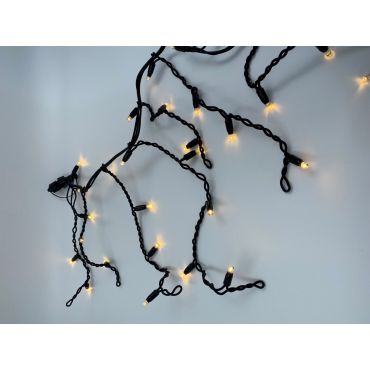 WL Gold icicle 2M x 0.5 WW White Cable lampen branden