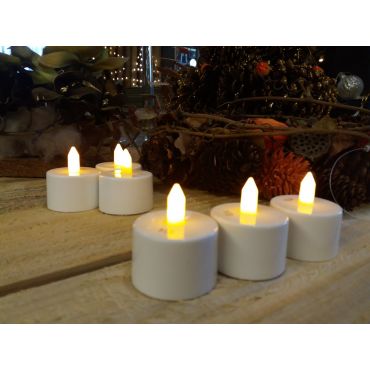 Led kaarsen oplaadbaar set 6 compleet 