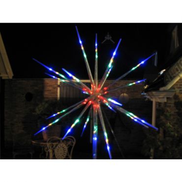 Vuurwerk Starbust 80 led multi color Ø 60 CM
